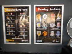 *3 Blue Felt Notice Boards & 4 Aluminium Click Frames in Various Sizes