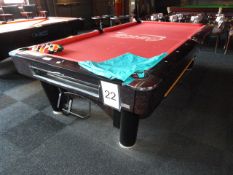 *Sam Billiards & Snooker American Pool Table with Balls & Accessories