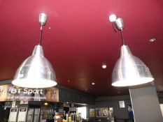*2 Aluminium Ceiling Lights