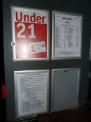 *10 Aluminium Click Frames Various Sizes