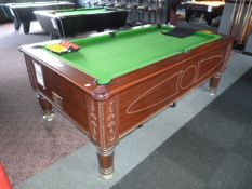 *Super League Coin Operated Pool Table with Balls