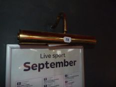 *Aluminium Click Frame & Brass Picture Light