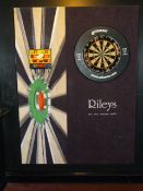 *Winmaur Dartboard complete with Surround - Digital Score Board & Lights