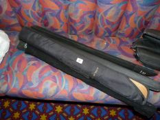 *5 Assorted Pool Cues in Carry Cases