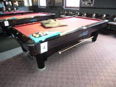 *Sam American Pool Table with Balls & Accessories