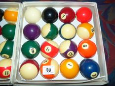 *Set of American Pool Balls