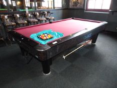 *Sam American Pool Table with Balls & Accessories