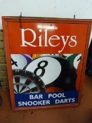 *Riley’s Advertising Board