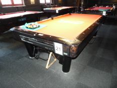 *Sam Billiards & Snooker American Pool Table with Balls & Accessories