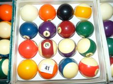 *Set of American Pool Balls