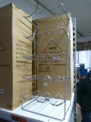 Chrome 15 Bottle Wire Wine Rack