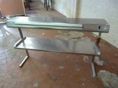 *Stainless Steel Servery Shelf with Heated Lamp Ref BA121