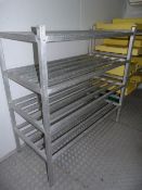 Aluminium 4 Tier Cold Room Rack