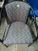 12 Black & Blue Upholstered Chairs