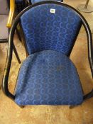 17 Black & Blue Upholstered Chairs