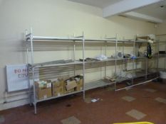 8 Bays of Fermod Aluminium Racking