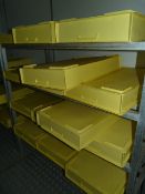 31 Yellow Plastic Storage Trays