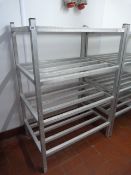 Aluminium 4 Tier Cold Room Rack