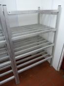 Aluminium 4 Tier Cold Room Rack