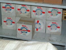 *9 Boxes containing 180 x 22mm 80 Grit Flap Discs