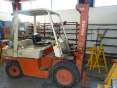 *Nissan Model YFO3A-35TU Diesel Forklift Truck - Done 2396.4 Hours