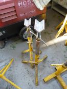 *Pair of Pipe Fabricators Trestles with Adjustable Height