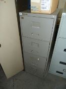 *4 Drawer Foolscap Filing Cabinet - Grey