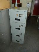 *4 Drawer Foolscap Filing Cabinet - Grey