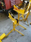 *Set of Pipe Fabricators Roller Trestles