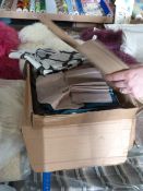 *2 Boxes of Fabric & Curtain Samples
