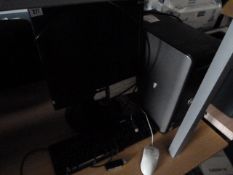 *Dell Desk Top PC with Windows Vista Operating System & Sony Flatscreen Monitor