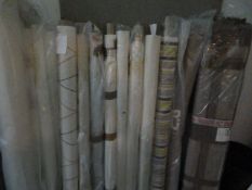 *17 Rolls of Assorted Curtaining and Curtain Lining
