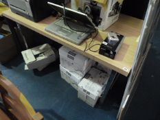 *Chrome Framed Side Table