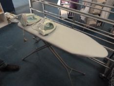 *Minky Ironing Board & 2 Tefal Irons