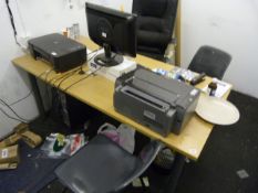 *Contents of Office including HP Desktop Computer with Windows XP Operating System - Canon MG3250