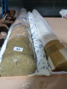 *2 Full Rolls & 3 Part Rolls of Fabrics