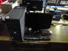 *Dell Desktop Computer with Windows XP Operating System - Flatscreen Monitor - Keyboard & Mouse