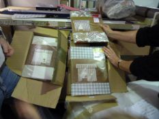 *3 Boxes containing 36 Assorted Ready Made Curtains