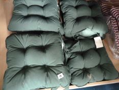 *7 Bottle Green Seat Pad Cushions