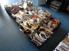 *12 Boxes Containing Assorted Fabric Samples