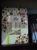 *2 Pairs of Ready Made Nursery Curtains 167 x 137 and 167 x 182