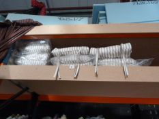 *9 Twin Packs of Filigree Beige & Cream Striped Seat Pads