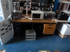 *Oak Single Pedestal Desk