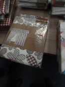 *2 Pairs of Ready Made Curtains 165 x 122 & 117 x 107 & Pelmets