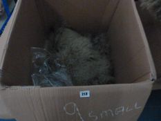 *9 Small Mongolian Lime Green Coloured Cushions