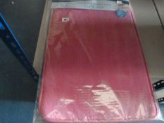 *2 Packs of Luxurious Memory Foam Non Slip Bath Mats