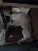 *Pair of Ready Made Curtains - Plum Satin