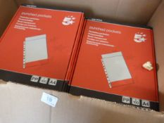 *15 Packs containing 100 a$ Punched Pockets