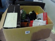 *Box containing Office Sundries
