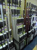 *28 Assorted Blackout Blinds in Various Colours and Sizes Does not include Stand